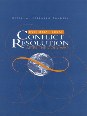 cover image of International Conflict Resolution After the Cold War